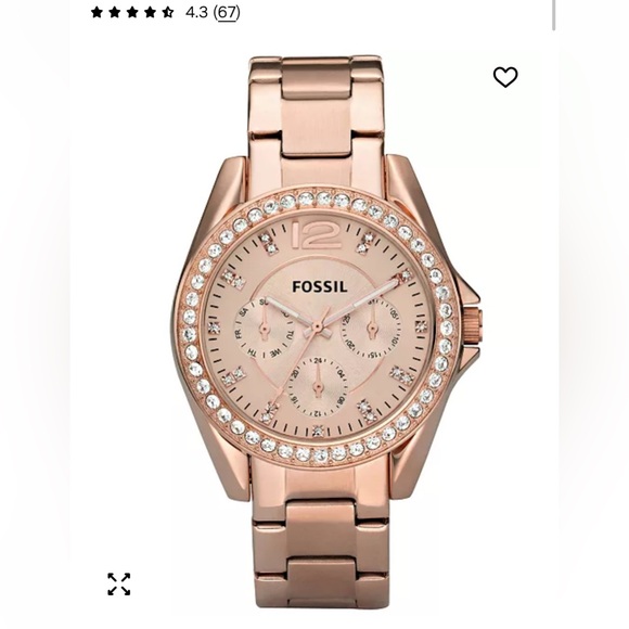 Beautiful Rose Gold Fossil Watch
Never worn - Picture 1 of 2